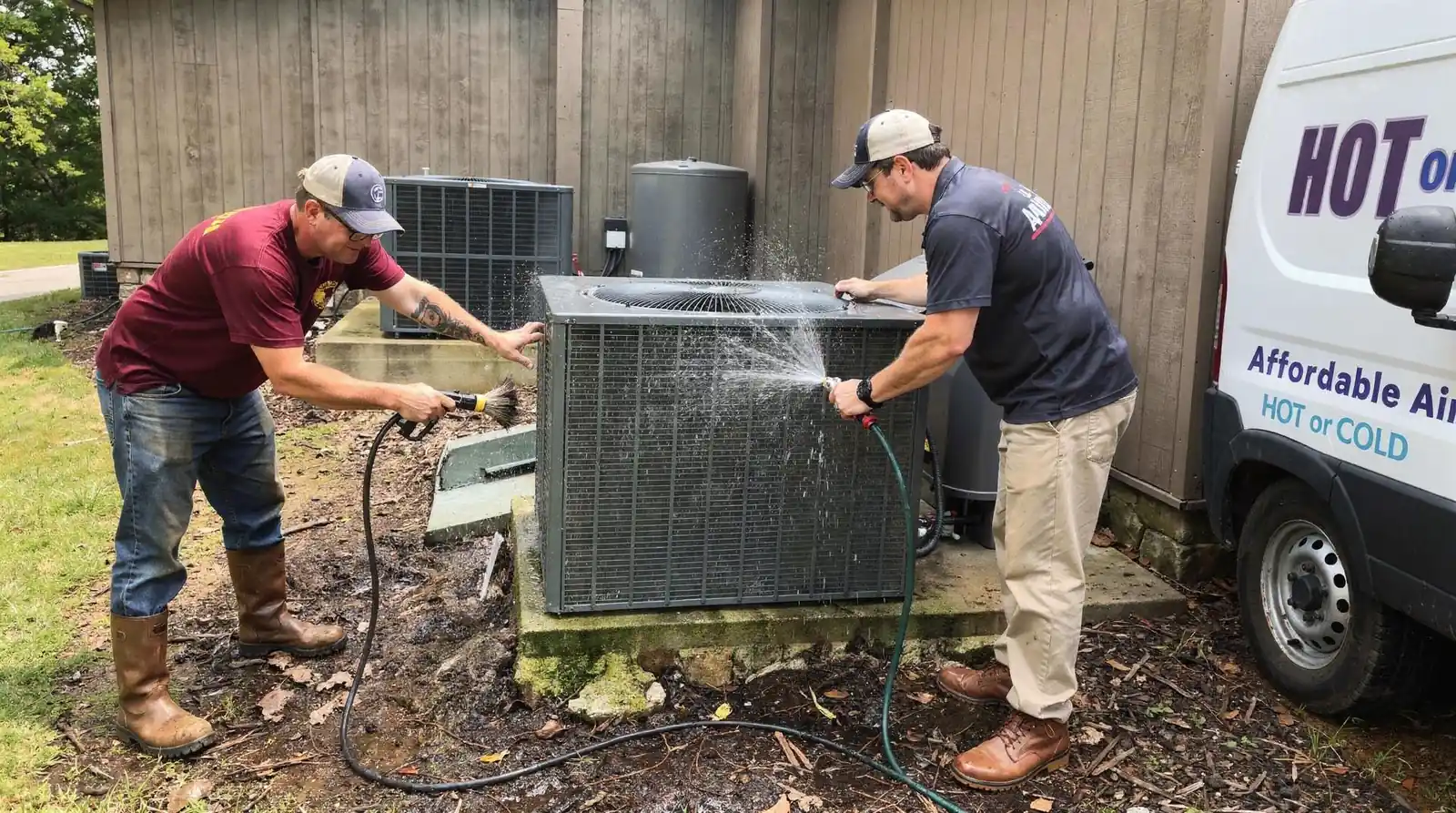 Evaporator Coil Cleaning for Peak AC Performance 1 Effective coil cleaning starts by removing loose debris with a soft brush or compressed air